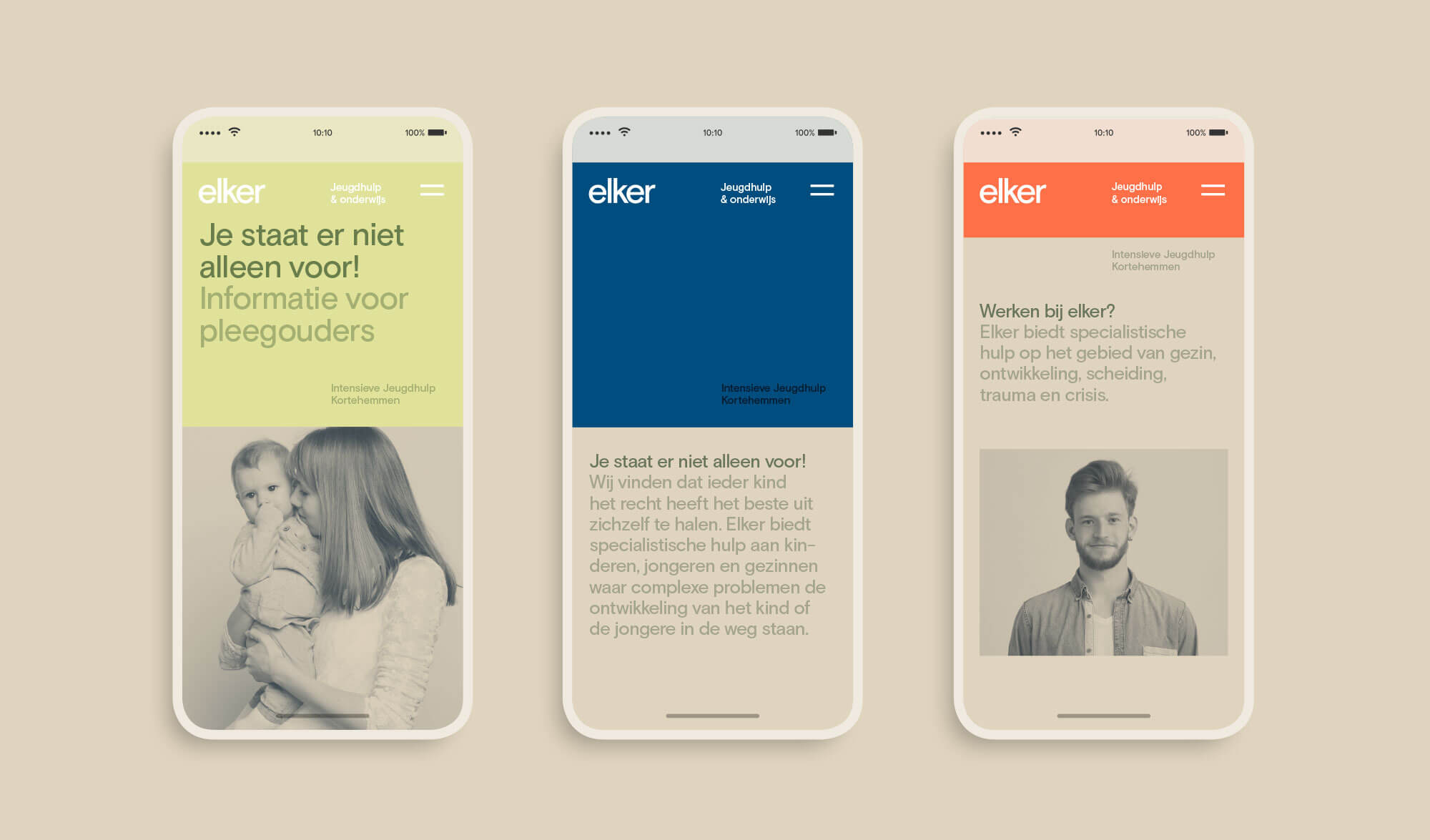 ELKER website mobile